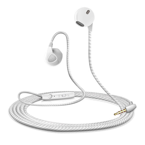 2017 Earphone For iPhone 6 6S 5 5S Headphones With Microphone 3.5mm Jack Bass Headset For apple Xiaomi sony Sport Headphones