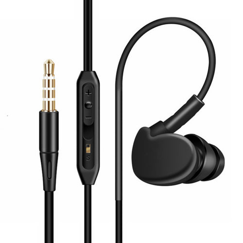 2017 Sport Headphones Waterproof Earphones Running Sweatproof Stereo Bass Music Headset With Mic For All Mobile Phone 4 color