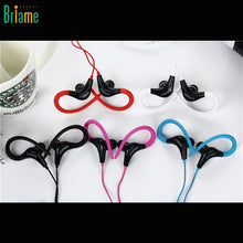 2017 Ear Hook Sport Earphone Super Bass Headphones Running Headset With Mic Ear Hook For All Mobile Phone Stereo Sport Headphone