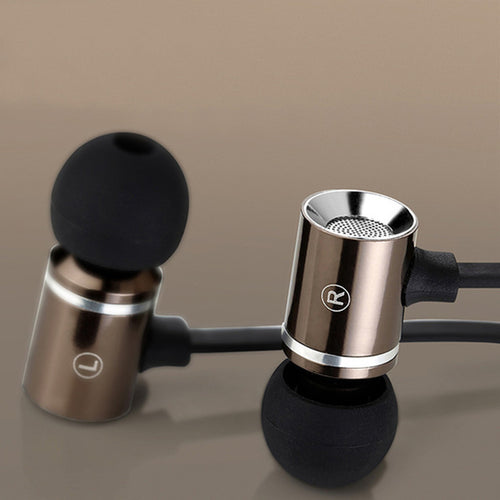 In-Ear Micro Wire Metal Earphone Headset Super Bass Earbuds Stereo Headphone Headfree for Phone Samsung Apple iPhone 7 6s 6 5 4