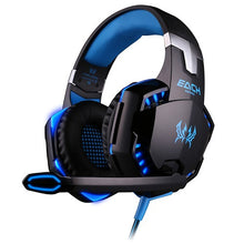 High quality Kotion EACH G2000 Deep Bass Gaming Headset Earphone Headband Stereo Headphones with Mic LED Light for PC Gamer