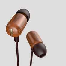2016 New Original DZAT DF-10 3.5mm In Ear Earphone DIY Wooden DJ Headset Pure Wood Heavy Bass Music HIFI Earbuds