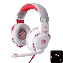 EACH G2000 Deep Bass Game Headphone Stereo Surrounded Over-Ear Gaming Headset Headband Earphone with Light for Computer PC Gamer