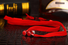MOONBIFFY Metal Shoelace Earphone Heavy Bass Headset Noise Canceling Earbuds for Mobile Phone iPhone PC Hi-fidelity Soun