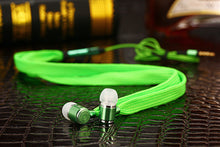 MOONBIFFY Metal Shoelace Earphone Heavy Bass Headset Noise Canceling Earbuds for Mobile Phone iPhone PC Hi-fidelity Soun