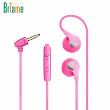 Briame Sport Headphone With Microphone 3.5mm Super Bass Stereo Earphone For iPhone 6 6S 5 5S Music Headphones Running Headset