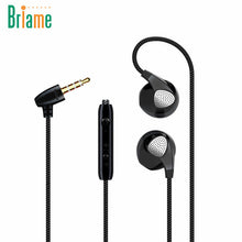 Briame Sport Headphone With Microphone 3.5mm Super Bass Stereo Earphone For iPhone 6 6S 5 5S Music Headphones Running Headset
