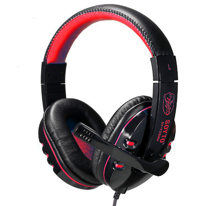 Soyto Stereo Bass Computer Gaming Headset Headphone Earphone With Microphone For Computer Gamer